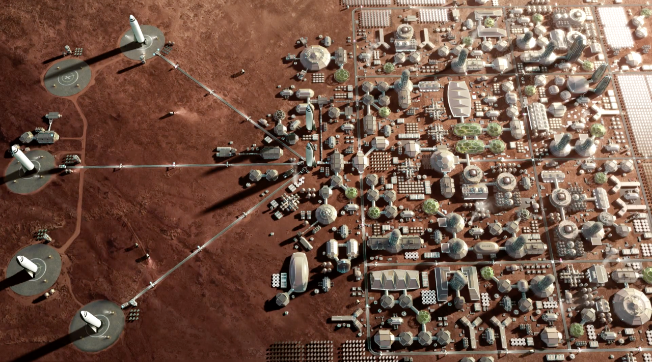 SPACEX MARS CITY от Илона Маска