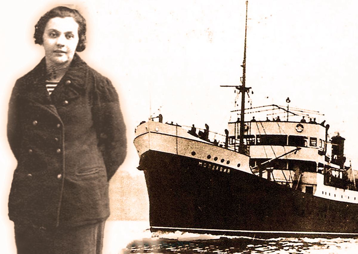 BERTA RAPOPORT: one of the first female captains in the world